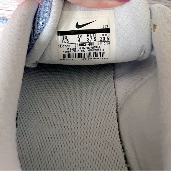 NIKE flex bijoux aluminum sneakers size 6.5 EUC - Picture 8 of 11